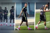 Neymar calça chuteira e treina com elenco completo da Seleção: 'Estavam com saudade de mim?'
