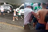 Torcedores de Remo e Palmeiras se envolvem em briga antes da partida no Mangueirão, levantando preocupações sobre segurança.