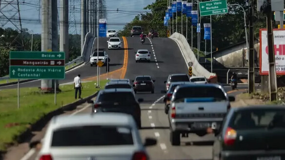 Viaduto da BR-316: veja como está o trânsito na saída de Belém.