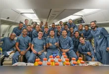 A viagem do Rio de Janeiro para Nova Jersey tem duração estimada de cerca de 10 horas.