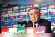 De olho nos adversários, Ancelotti segue a preparação om a Seleção Brasileira para a estreia no dia 13.