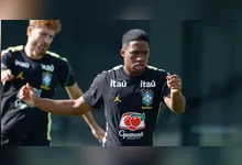 O atacante de 19 segue em busca de seu espaço na Seleção.