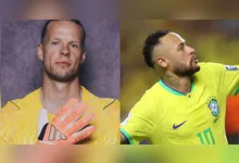 Nyland elogiou Neymar nas redes sociais e pediu que o craque brasileiro o perdoasse após o duelo na Copa do Mundo.