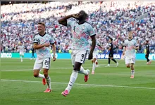 Soccer Football - FIFA World Cup 2026 - Round of 16 - United States v Belgium - Seattle Stadium, Seattle, Washington, U.S. - July 6, 2026 Belgium's Romelu Lukaku celebrates scoring their fourth goal REUTERS/Lee Smith
