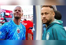 A provocação entre os dois chamou atenção dos torcedores.