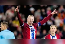 Erling Haaland nasceu na Inglaterra, mas optou por defender a seleção da Noruega, adversária do Brasil nas oitavas de final.
