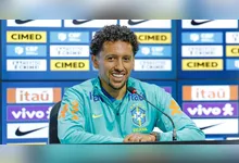 Marquinhos é top 7 dos jogadores que mais entraram em campo com a camisa da Seleção Brasileira.