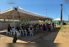 Além da área da saúde, a ação social ofereceu serviços de estética e bem-estar