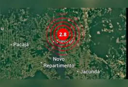 Abalo de magnitude 2,8 assustou moradores e foi capturado por câmeras de monitoramento; este é o quinto evento sísmico na região em menos de três dias.