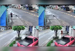 A Polícia Civil e a Polícia Militar trabalham no caso e realizam buscas por toda a cidade na tentativa de identificar o paradeiro do indivíduo e recuperar os itens subtraídos.