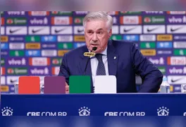 O técnico Carlo Ancelotti comanda os ajustes finais antes do anúncio oficial dos atletas selecionados para a Copa do Mundo de 2026.