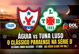 O duelo das Águias paraenses acontece na tarde deste