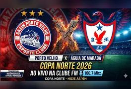 O Águia de Marabá encara o Porto Velho em uma partida que vale muito mais do que três pontos: vale o domínio absoluto do Grupo B da Copa Norte.