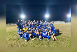 tletas de Conceição do Araguaia celebram a conquista do título inédito no gramado do Estádio Turcão.