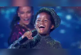 Show à parte: O pequeno Luiz Gabriel brilha em performance inspirada em Michael Jackson, um dos momentos mais marcantes da trajetória dos campeões na Globo.