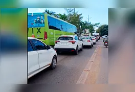 Tráfego pesado concentrado na estrutura de 1980 gera congestionamentos quilométricos a qualquer hora do dia na BR-230.