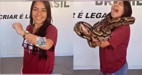 Apesar do susto, jovem tranquilizou internautas nas redes sociais.
