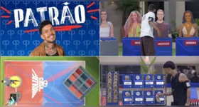 Luís Fellipe comemora vitória na primeira Prova do Patrão e assume liderança logo na estreia do reality.