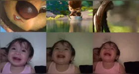 Aurora, bebê de Macapá, no Norte do Brasil, viralizou ao reagir com gargalhadas ao assistir ao filme “Como Mágica”, da Netflix.