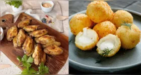 Tulipa de frango, bolinha de queijo e croquete de carne são opções práticas e saborosas para os dias de jogo na Copa do Mundo.