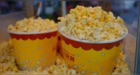 Receita simples de pipoca estilo cinema