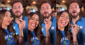Durante uma gravaçãp em um bar brasileiro de Newark, em New Jersey, a paraense Samara Castro colocou o jornalista esportivo Fred em uma divertida saia justa ao perguntar se ele prefere Remo ou Paysandu.