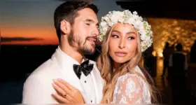 Sabrina Sato e Nicolas Prattes celebraram a descoberta do sexo do primeiro filho juntos em um chá revelação cercado por familiares e amigos.