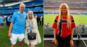 Gabrielle Haaland acompanha a campanha da Noruega na Copa do Mundo e viralizou nas redes sociais pela semelhança com o irmão, Erling Haaland.