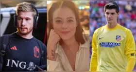 Caroline Lijnen ganhou notoriedade após ser apontada como personagem central da história que colocou fim à amizade entre Kevin De Bruyne (esquerda) e Thibaut Courtois (direita).