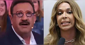 O apresentador Ratinho, do SBT, e a deputada Erika Hilton (PSOL-SP), que travam batalha na Justiça