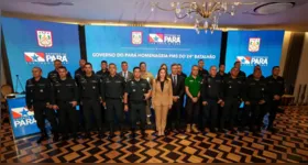 Governadora Hana Ghassan promoveu 17 agentes do 24º BPM por ato de bravura após o resgate de moradores durante os alagamentos em Belém.