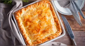 Opções de torta salgada de liquidificador
