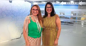 A apresentadora Priscila Belfort recebe Patrícia Viana, artesã e fundadora do Atelier Amor Atrelado