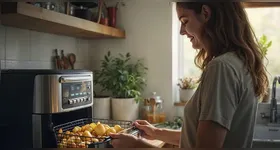 Além de preparar alimentos congelados e frituras com menos óleo, o equipamento também tem sido utilizado como alternativa ao forno convencional em diversas receitas do dia a dia.