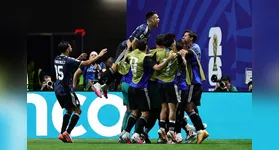 ATLANTA (United States), 15/07/2026.- Argentina players celebrate after the 1-1 during the FIFA World Cup 2026 semifinals match England against Argentina, in Atlanta, USA, 15 July 2026. EFE/EPA/RONALD WITTEK ORG XMIT: EPA6662