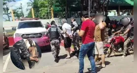 O suspeito de tentativa de feminicídio tentou desarmar a equipe policial durante abordagem em leito hospitalar e acabou contido pela Polícia Militar.