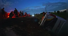 Acidente ocorreu próximo à entrada de São Domingos do Araguaia; motorista relatou que tentou desviar de um animal na pista.