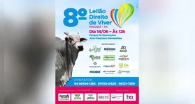 Evento acontece neste domingo (14) na Expoama com almoço gratuito e lances de animais e brindes; arrecadação ajuda a custear tratamento de câncer.