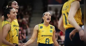 Seleção feminina abre a terceira semana da VNL com vitória em Osaka e fica muito perto da classificação para a fase final.