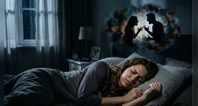 Acordar após uma discussão intensa gera medo, mas o cenário indica acúmulo de estresse e sentimentos guardados, não separação.