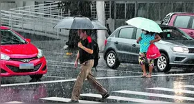 A previsão é de que chova 66 mm neste sábado (25).