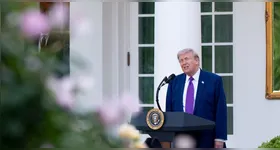 O presidente Donald Trump adotou uma postura deliberadamente cautelosa sobre o acordo