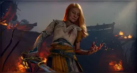 A nova protagonista Faye é dublada pela atriz Deborah Ann Woll.