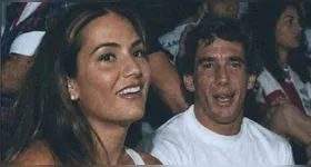O empresário Christian Casertani publicou um registro histórico de Luiza Brunet ao lado de Ayrton Senna.