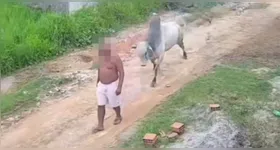 Homem teve apenas um ferimento no pé esquerdo.