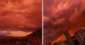 Vídeos foram compartilhados por moradores de Caracas nas redes sociais