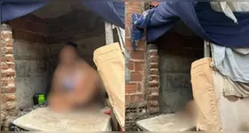 A adolescente mantida dentro de casa de cachorro