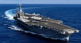A presença do maior navio de guerra dos EUA se deve a uma ação conjunta com a Marinha do Brasil
