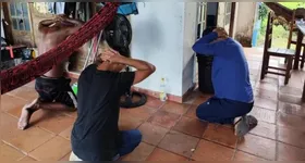 Os suspeitos foram encontrados numa casa numa área rural de Soure