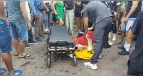 O entregador foi socorrido e levado em estado grave ao hospital Metropolitano